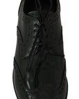 Dolce & Gabbana Elegant Green Brogues Oxford Wingtip Flats