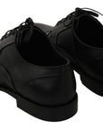 Dolce & Gabbana Sleek Black Leather Formal Dress Shoes