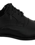 Dolce & Gabbana Sleek Black Leather Formal Dress Shoes