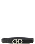 Ferragamo Ferragamo Gancini Print Reversible Belt