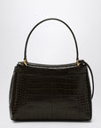 Balenciaga Balenciaga Small Rodeo bag in brown crocodile-effect leather