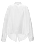 Balenciaga Balenciaga Asymmetric Shirt With Logo Embroidery