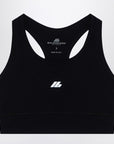 Balenciaga Balenciaga Black Activewear sleeveless top in matt nylon blend