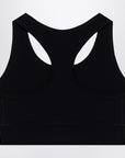 Balenciaga Balenciaga Black Activewear sleeveless top in matt nylon blend