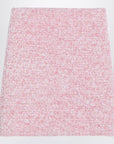 Balenciaga Balenciaga Pink cotton blend tweed mini skirt