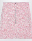 Balenciaga Balenciaga Pink cotton blend tweed mini skirt