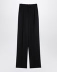 Saint Laurent Saint Laurent Black wool wide trousers