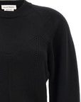 Alexander McQueen Alexander McQueen Chevron Corset Sweater