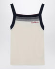 Valentino Top with Chez Valentino embroidery in wool