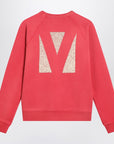 Valentino Light red Chez Valentino sweatshirt