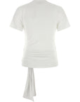 7 For All Mankind 7 For All Mankind Draped Detail T-shirt