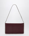 Stella McCartney Stella McCartney Falabella Plum coloured clutched shoulder bag