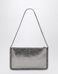 Stella McCartney Stella McCartney Falabella Grey Metallic Clutch Shoulder Bag