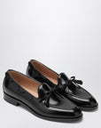 Valentino Garavani Valentino Garavani Bowshire loafers in black glossy calfskin