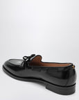 Valentino Garavani Valentino Garavani Bowshire loafers in black glossy calfskin