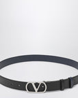 Valentino Garavani Valentino Garavani Reversible Vlogo Signature belt Black/Marine