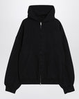 Balenciaga Balenciaga Washed black Flipped Uni Regular Fit zip hoodie