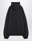 Balenciaga Balenciaga Optical black washed oversized hoodie