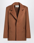 Saint Laurent Saint Laurent Camel wool short coat