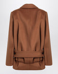 Saint Laurent Saint Laurent Camel wool short coat