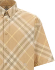 Burberry Burberry Logo Embroidery Check Shirt