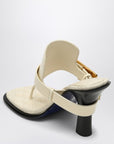 Burberry Burberry Light beige leather Bay sandals