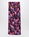 Balenciaga Balenciaga Long pleated floral skirt