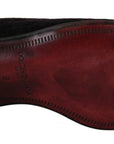 Dolce & Gabbana Elegant Black Loafers with Gold Crown Embroidery