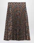 Burberry Burberry Check pattern pleated skirt