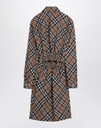 Burberry Burberry Check wool blend chemise dress
