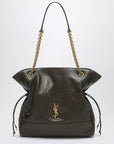 Saint Laurent Saint Laurent Brown leather shopping bag Jamie