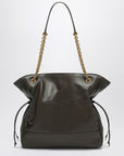 Saint Laurent Saint Laurent Brown leather shopping bag Jamie