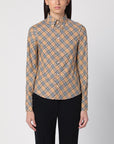 Burberry Burberry Beige button-down shirt with Check pattern