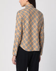 Burberry Burberry Beige button-down shirt with Check pattern
