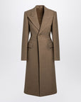 Burberry Burberry Beige single-breasted wool coat