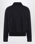 Burberry Burberry Harrington Jacket Navy Blue in Cotton