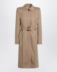 Alexander Mcqueen Alexander McQueen Beige trench coat with belt