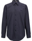 Burberry Burberry Logo Embroidery Shirt
