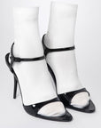 Balenciaga Balenciaga Avenue Sock black sandal in patent leather and mesh