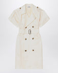 Burberry Burberry Ivory trench dress in viscose