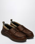 Burberry Burberry Brown Loafers with Check Trim