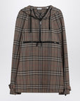 Burberry Burberry Half-zip jacket with Check pattern in silk blend