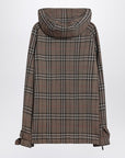 Burberry Burberry Half-zip jacket with Check pattern in silk blend