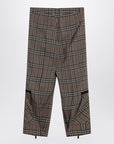 Burberry Burberry Cargo pants check pattern in silk blend