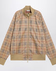 Burberry Burberry Beige sweatshirt with Check motif in jacquard