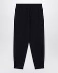Burberry Burberry Navy blue cashmere-blend jogging pants