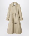 Burberry Burberry Long beige gabardine Ellingham car coat