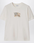 Burberry Burberry White T-shirt with EKD