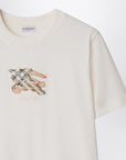 Burberry Burberry White T-shirt with EKD