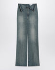 Alexander Mcqueen Alexander McQueen Flared jeans with turn-ups at the waist